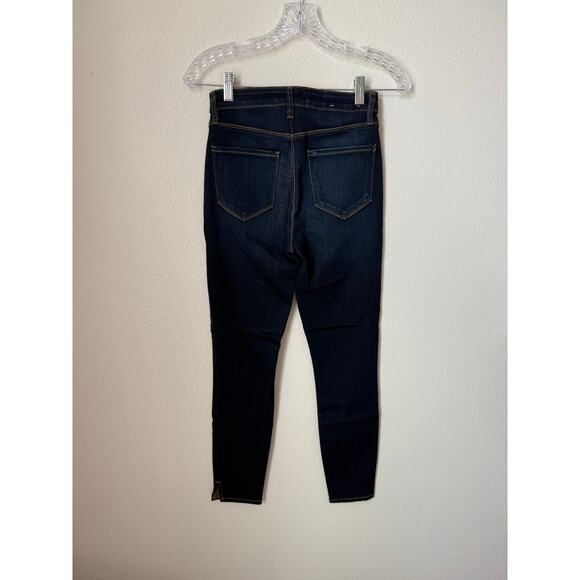 L’agence Avery High Waist Side Slit Skinny Jeans Deep Space Size 25 - Picture 3 of 5